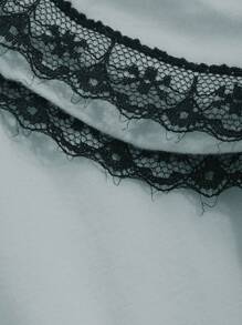 DAZY Women's Ruffled Long Sleeve Nightgown Pajama Fall,Winter - Green - View 5