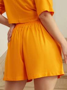 Kích thước lớn Quần short - trái cam - Xem 2