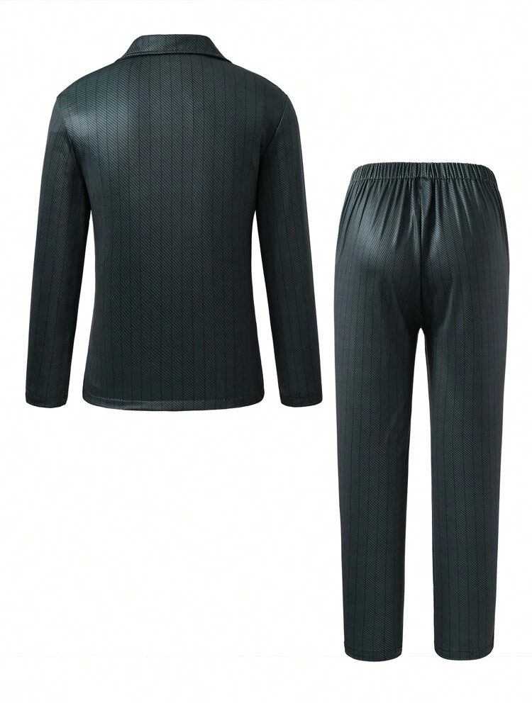 Tween Boy' Striped Jacquard Gentleman Suit