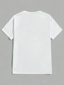 Manfinity LEGND 男士短袖圓領老虎圖案休閒t恤