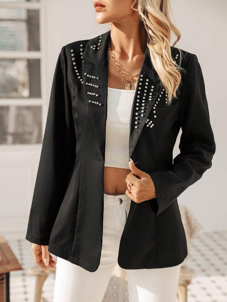 Women's Diamond Inlaid Suit Jacket