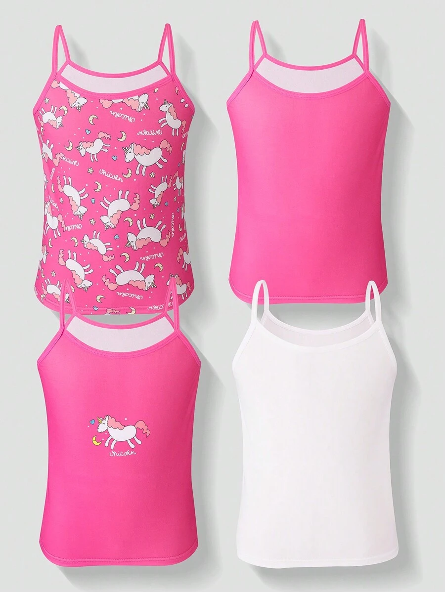 年輕女孩背心內衣 - 彩色 - 查看 1