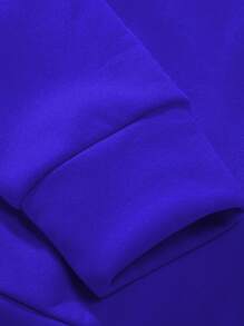 Manfinity Homme 男式加大码宽松卡通印花连帽衫，带保暖内衬 - 灰色 - 查看 4