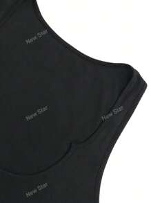 Vestido de escote profundo en V y ajuste ceñido, talla grande