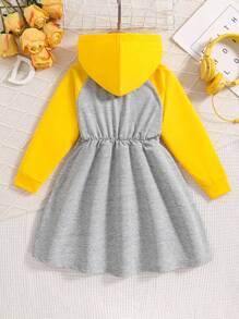 SHEIN Young Girl Princess Style Casual, Fashionable, Sporty Dress,Holiday,Summer,Travel - Multicolor - View 2