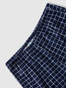 Men's Plaid Pajama Bottoms (3pcs Set) - Multicolor - View 5