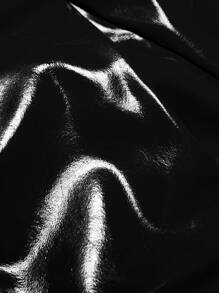 Maija 女用口袋 Pu 皮短褲 - 黑色 - 查看 5