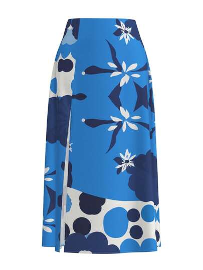 EDUVISMO ART Artist Boho 波西米亚度假花卉印花优雅裙子，适合夏季、假日、派对、春季、海滩、节日、伊比沙岛装扮、西方服饰