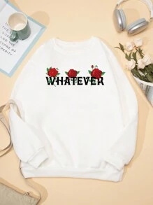 SHEIN EZwear 女士套頭衛衣