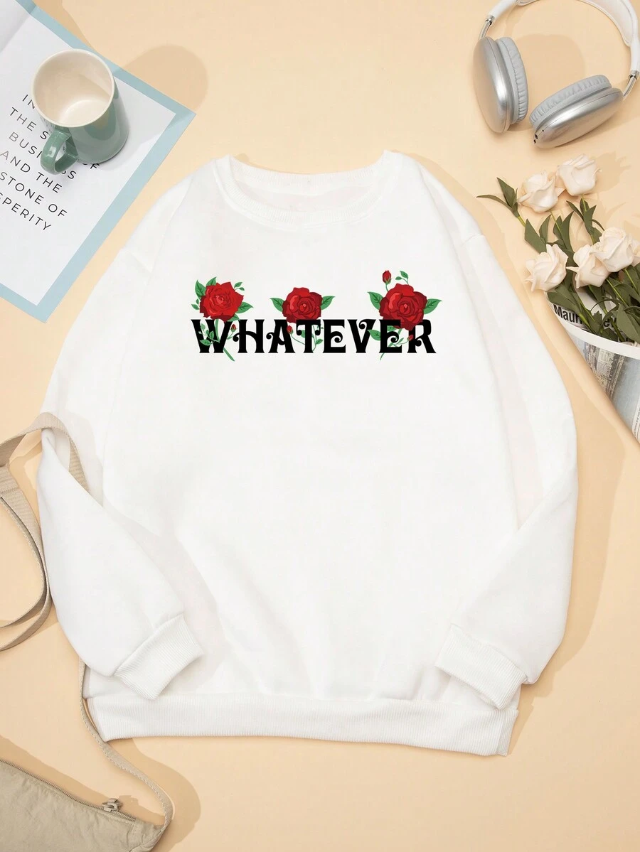 SHEIN EZwear 女士套頭衛衣