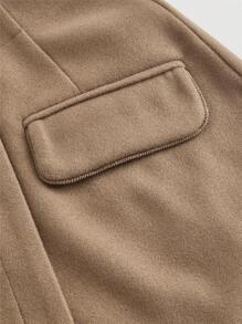 SHEIN MOD Flap Detail Skirt
