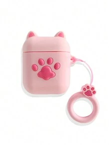 ROMWE Kawaii Cute Cat Claw Shaped Silicone Earphone Case Compatible With Airpods 1/2, Airpods Pro And Other Earphone Cases - Multicolor - View 2