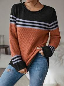 SHEIN LUNE Trang trí Vòng cổ Giải trí Áo len - Nhiều màu - Xem 4