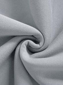 INAWLY 女式纯色羊毛套衫、长袖上衣 - 淺灰色 - 查看 4