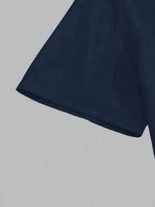 Men's Letter Graphic Round Neck Casual Commute T-Shirt