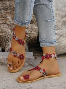 Women Flat Sandals - MultiWarna - View 4