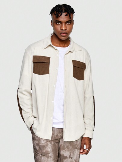 Prep Men'S Colorblock Shacket