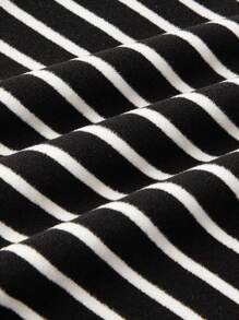 SHEIN BASICS 女式条纹背心