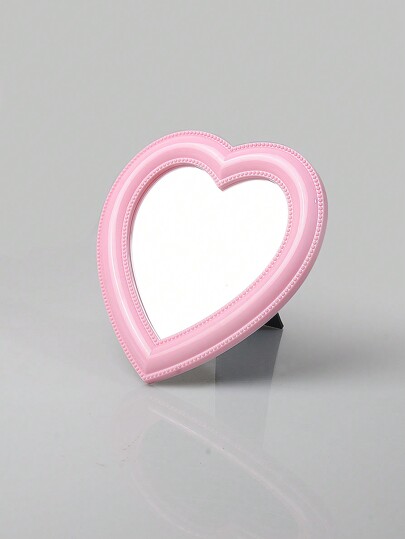 Kawaii 1 Stück herzförmiger Schminkspiegel zur Tisch-/Wandmontage