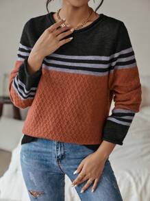 SHEIN LUNE Trang trí Vòng cổ Giải trí Áo len - Nhiều màu - Xem 3