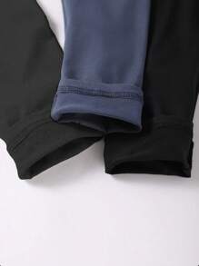 SHEIN Unity Women's Solid Color High Waist Leggings - Multicolor - View 5