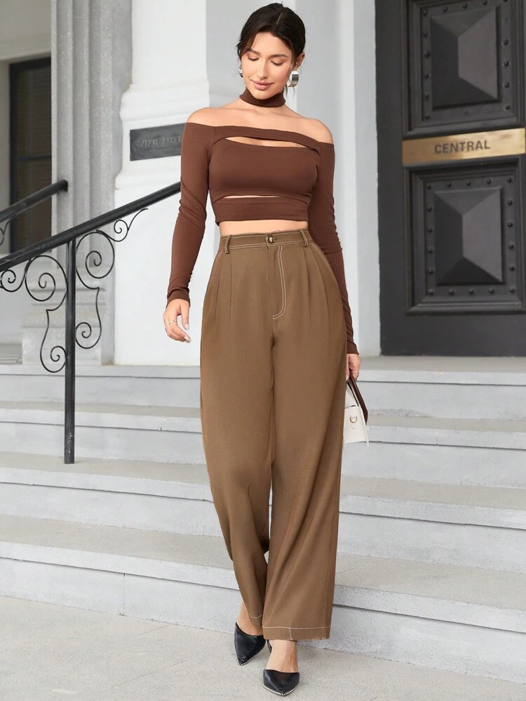 Women'S Pleated Pants