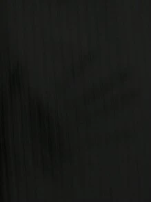 SHEIN SXY Camiseta De Manga Larga De Punto Con Cuello Descubierto - Negro - Ver 7