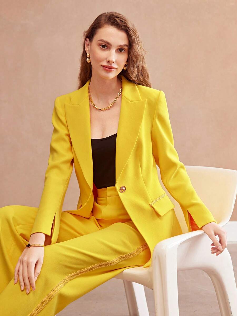 MOTF PREMIUM WOMEN'S SPLIT SLEEVE SUIT JACKET