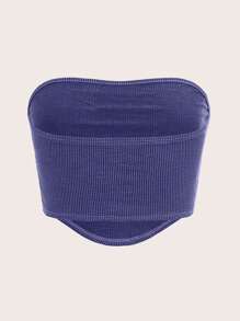 SHEIN EZwear 3pcs Patched Detail Tube Top - Multicolor - View 11