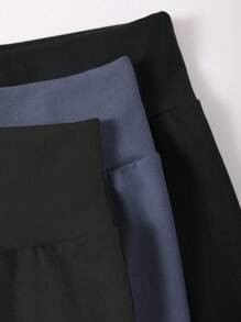 SHEIN Unity Women's Solid Color High Waist Leggings - Multicolor - View 2