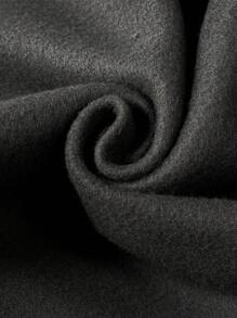 SHEIN LUNE Áo nỉ lót nhiệt in họa tiết da báo và trái tim cho nữ - Màu xám đen - Xem 3