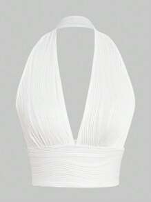 EgrlEra Bộ 3 áo croptop cổ yếm nữ phong cách Y2K - Nhiều màu - Xem 4