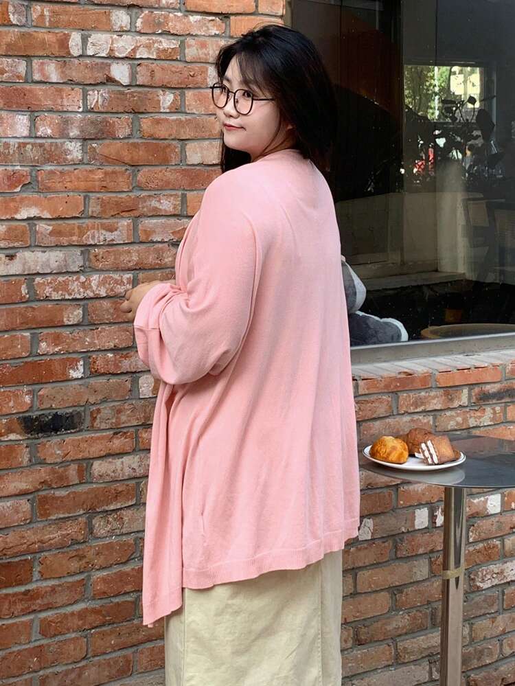 Dazy Plus Women's Lantern Sleeve Cardigan