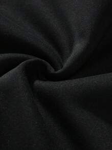 Manfinity Homme Men's Christmas Printed Drop Shoulder Oversized Sweatshirt - Black - View 7