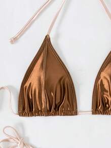 SHEIN Swim Summer Beach Bikini Set Carnival