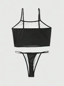 ROMWE Grunge Punk Của phụ nữ Lá thư & Sọ In Áo ba lỗ Áo ba lỗ - Nhiều màu - Xem 2