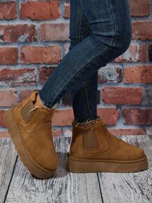 Women's Ankle And Short Boots, Thermal Lined, Slip-Resistant, Winter Warm Boots For Outdoor Activities
