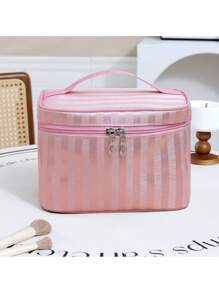 Simple & Fashionable Makeup Bag / Wash Bag / Storage Bag - Pink - View 4