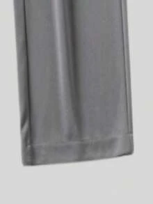 男士字母印花束壓花束口褲 - 灰色 - 查看 7