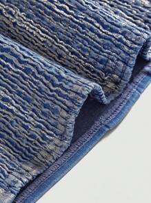 SHEIN MOD Plus Size Women'S Denim Vest With Button Front And Lapel - Gold - View 3