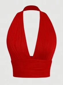 EgrlEra Bộ 3 áo croptop cổ yếm nữ phong cách Y2K - Nhiều màu - Xem 7