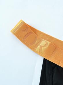 Men'S Breathable And Sexy Low Waisted Triangle Briefs With Open Fly - Black - View 6