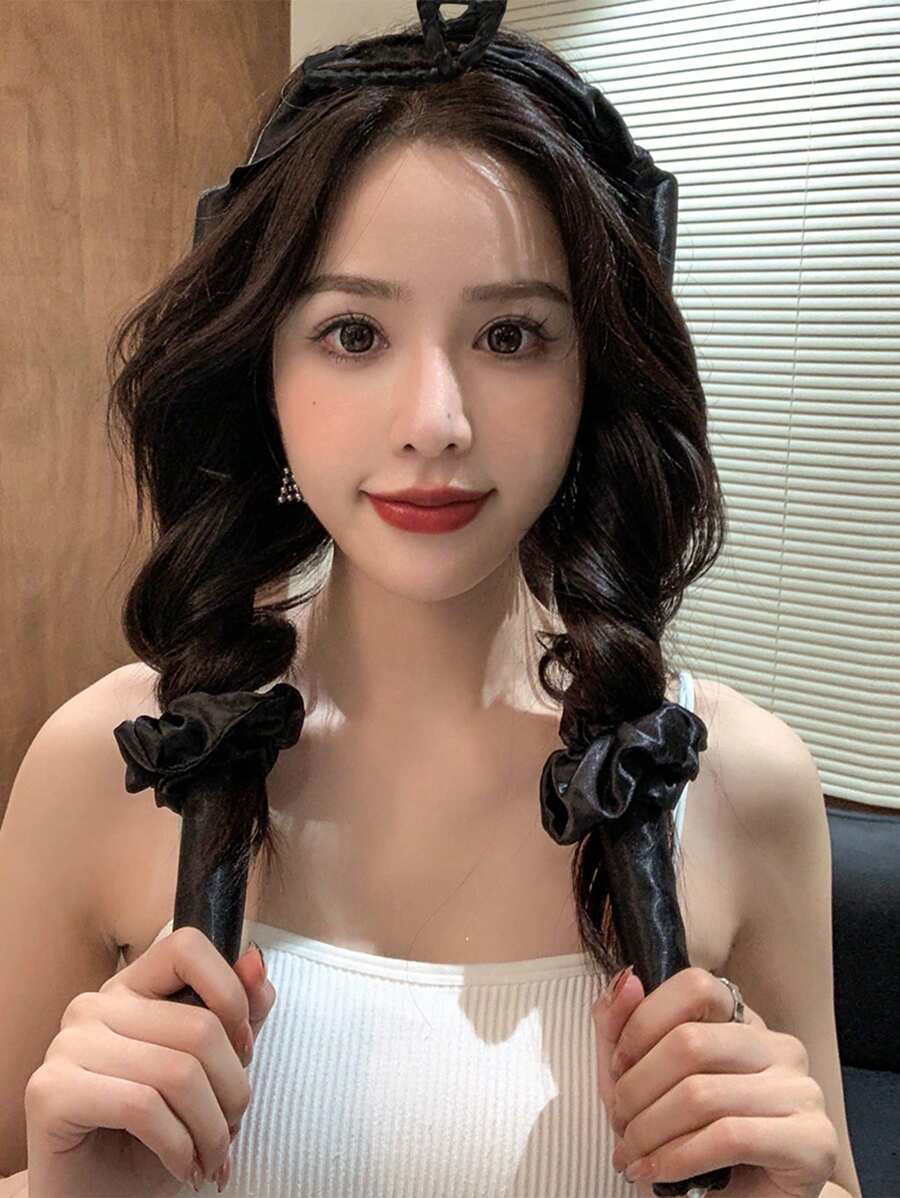 DAZY 3pcs DIY Hair Roller Tool Set - Black - View 1