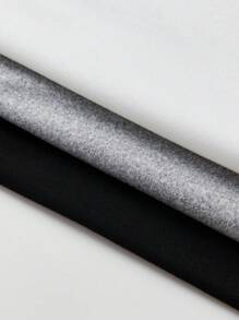 SHEIN LUNE Của phụ nữ Màu thuần Cổ cao Áo vest Ba-mảnh Bộ - Nhiều màu - Xem 5