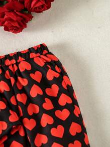 Baby Boys' Gentleman Style 3pcs Set With Love Print - Red - View 6