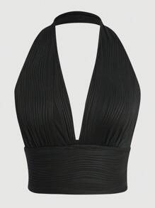 EgrlEra Bộ 3 áo croptop cổ yếm nữ phong cách Y2K - Nhiều màu - Xem 6