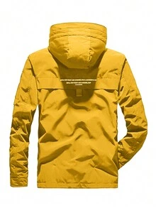 Abrigo De Plumón Cálido Trendy Locks Para Hombre - Amarillo - Ver 2