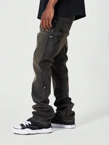 SUMWON Vaquero de trabajo con ajuste acampanado