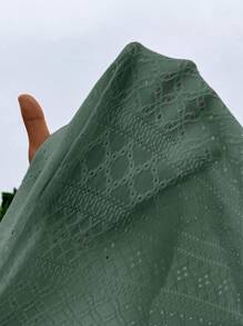 SHEIN Frenchy 女性蕾絲拼接荷葉邊t恤