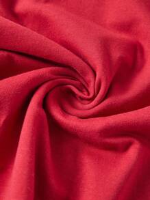 RueChic Girls' Letter Printed Sweatshirt For Tween Girls - Burgundy - View 7